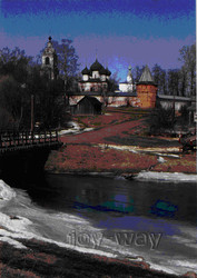 Николо-Улейминский монастырь. Вид с юга.