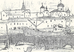 Вид на Новгород