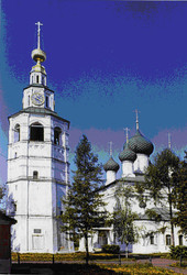 Спасо-Преображенский собор. Колокольня. Вид с востока.